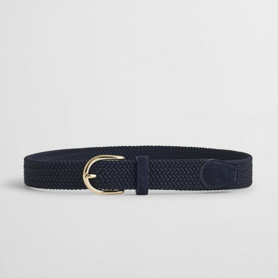 Young Ideas/Henmores - Elastic Braided Belt - 410 Marine - S