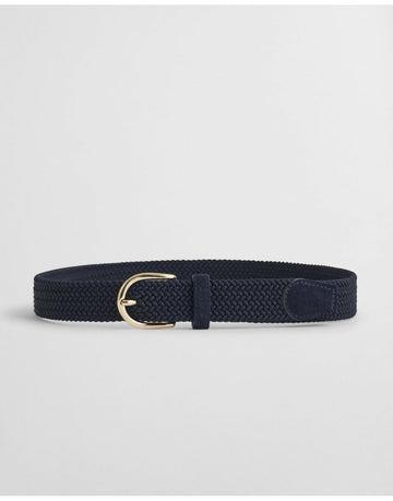 Young Ideas/Henmores - Elastic Braided Belt - 410 Marine - S