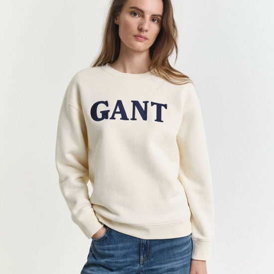 Young Ideas/Henmores - Graphic Crew Neck Sweater - 130 Cream - S