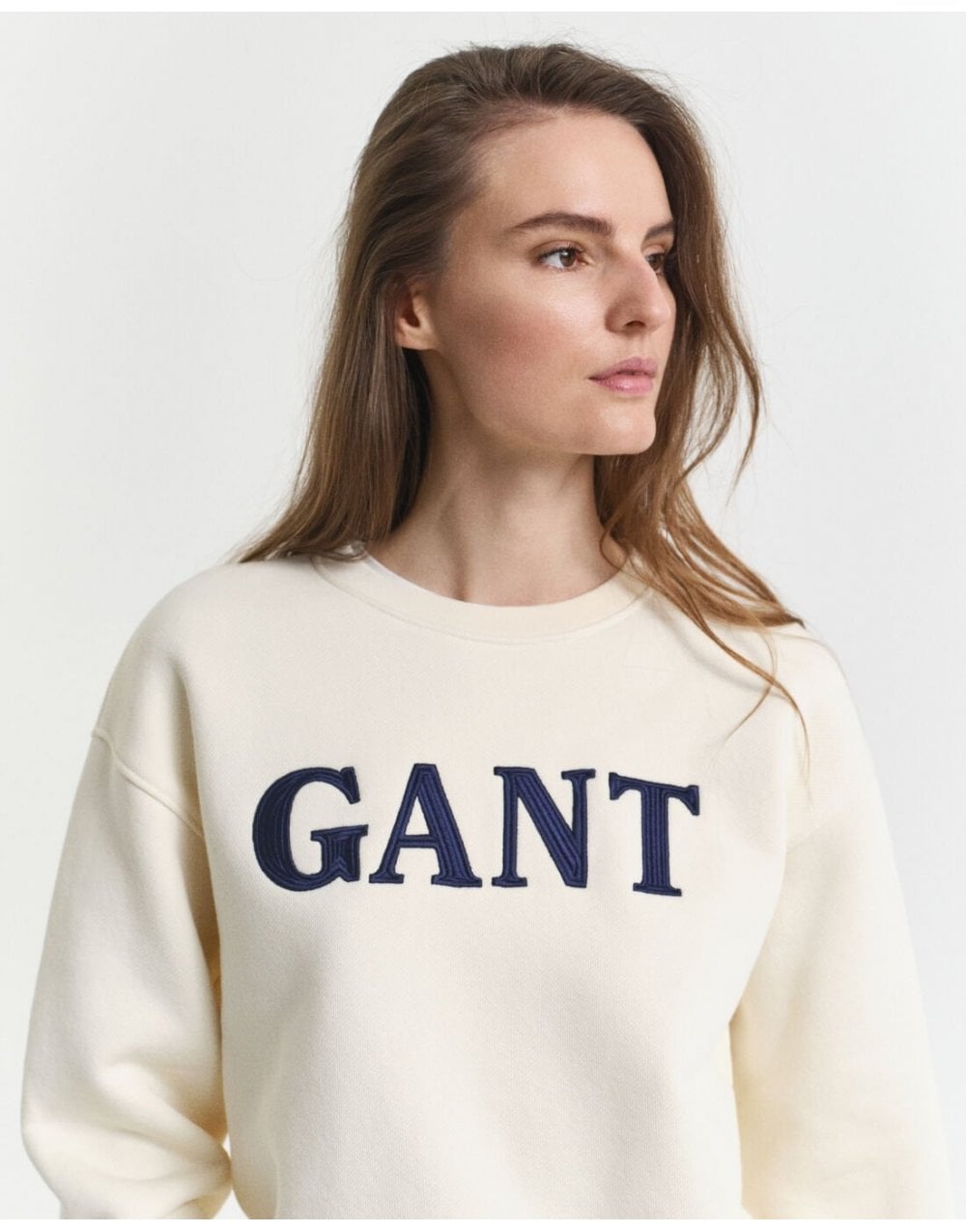 Young Ideas/Henmores - Graphic Crew Neck Sweater - 130 Cream - S