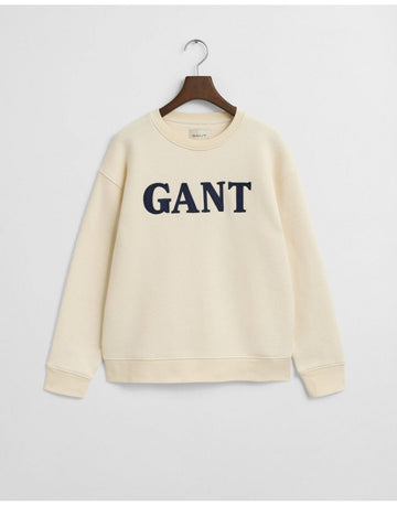 Young Ideas/Henmores - Graphic Crew Neck Sweater - 130 Cream - S