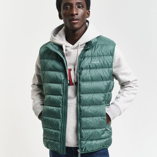 Young Ideas/Henmores - Light Down Vest - 318 Woody Green - M