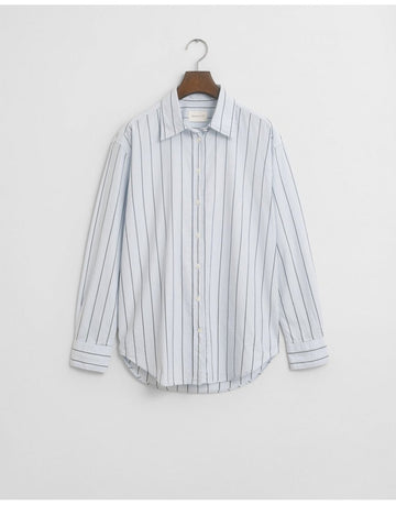 Young Ideas/Henmores - Luxury Oxford Striped Shirt - 455 Light Blue - 8