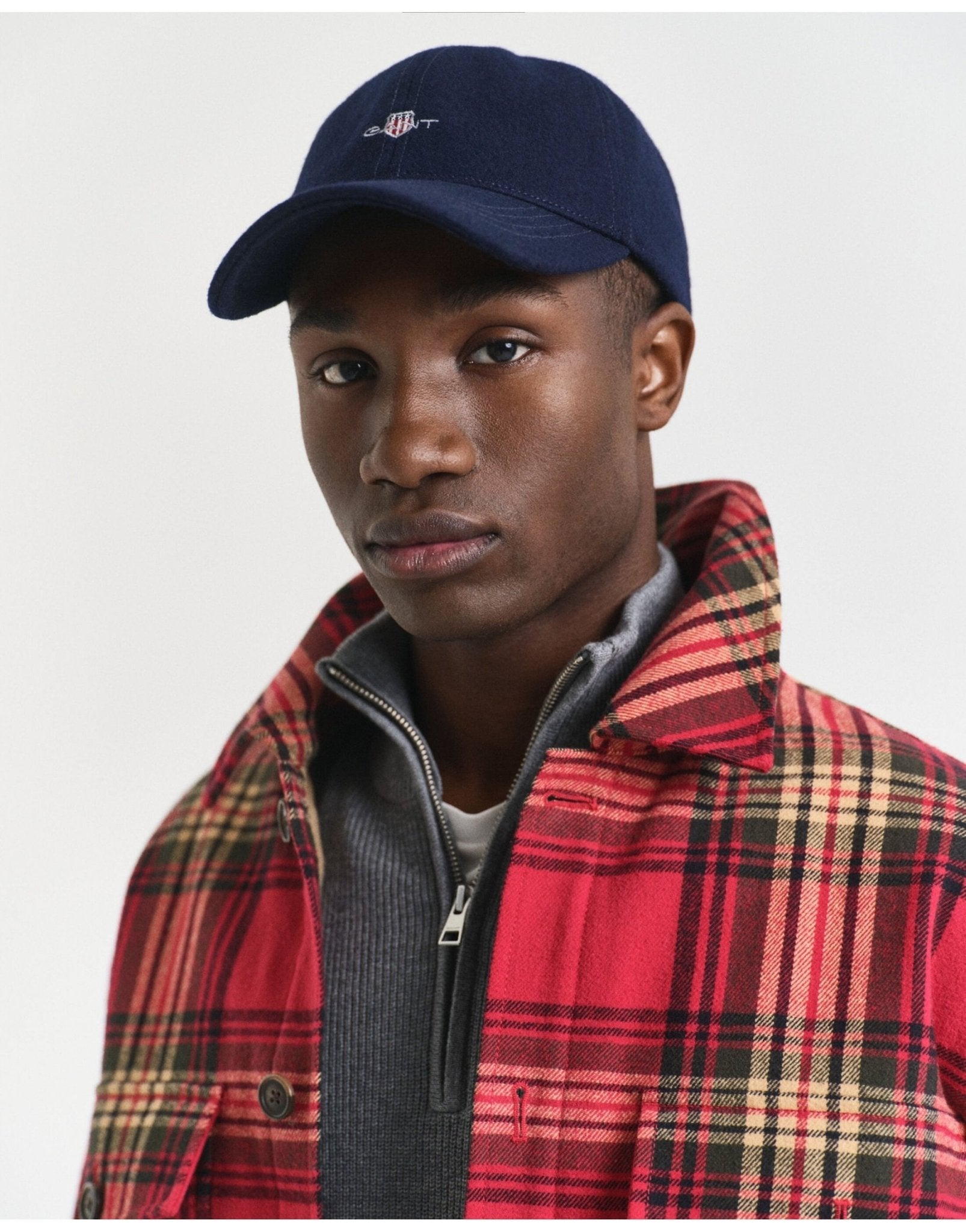 Young Ideas/Henmores - Melton Shield Cap - 315 Dark Sage - OS