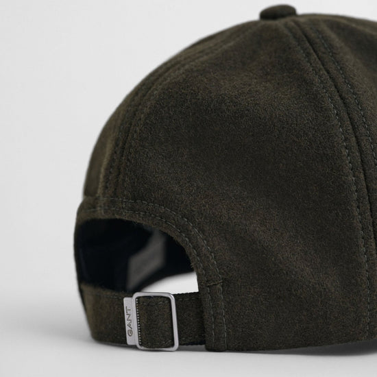 Young Ideas/Henmores - Melton Shield Cap - 315 Dark Sage - OS
