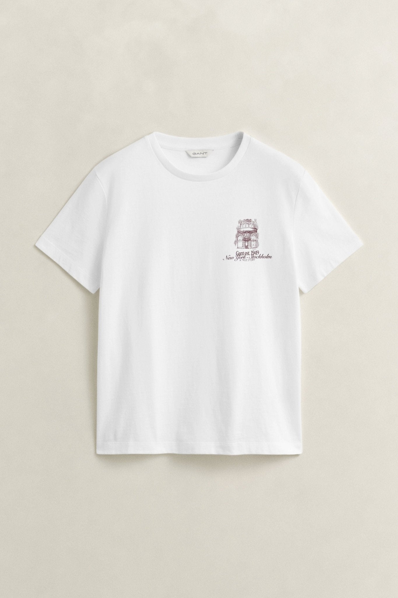 Young Ideas & Henmores -New York Stockholm T-Shirt -110 White -S