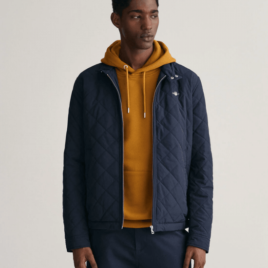 Young Ideas/Henmores - Quilted Windcheater - 433 Evening Blue - M