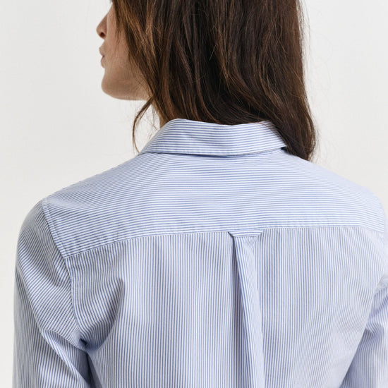 Young Ideas/Henmores - Reg Classic Poplin Striped Shirt - 419 Perfect Blue - 6