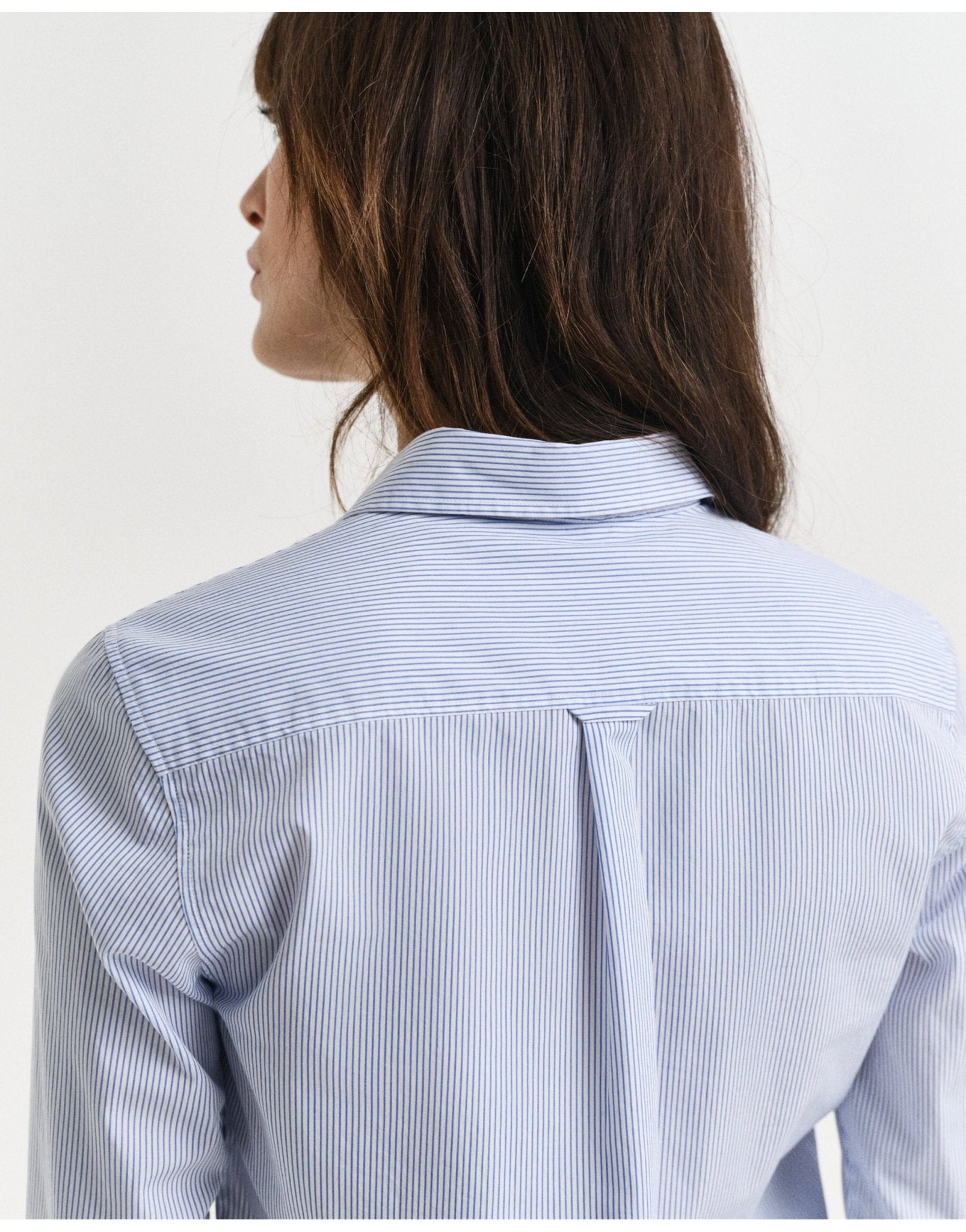 Young Ideas/Henmores - Reg Classic Poplin Striped Shirt - 419 Perfect Blue - 6