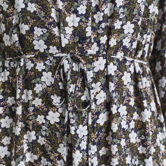 Young Ideas/Henmores - Reg Floral Print Dress - 409 Classic Blue - 8