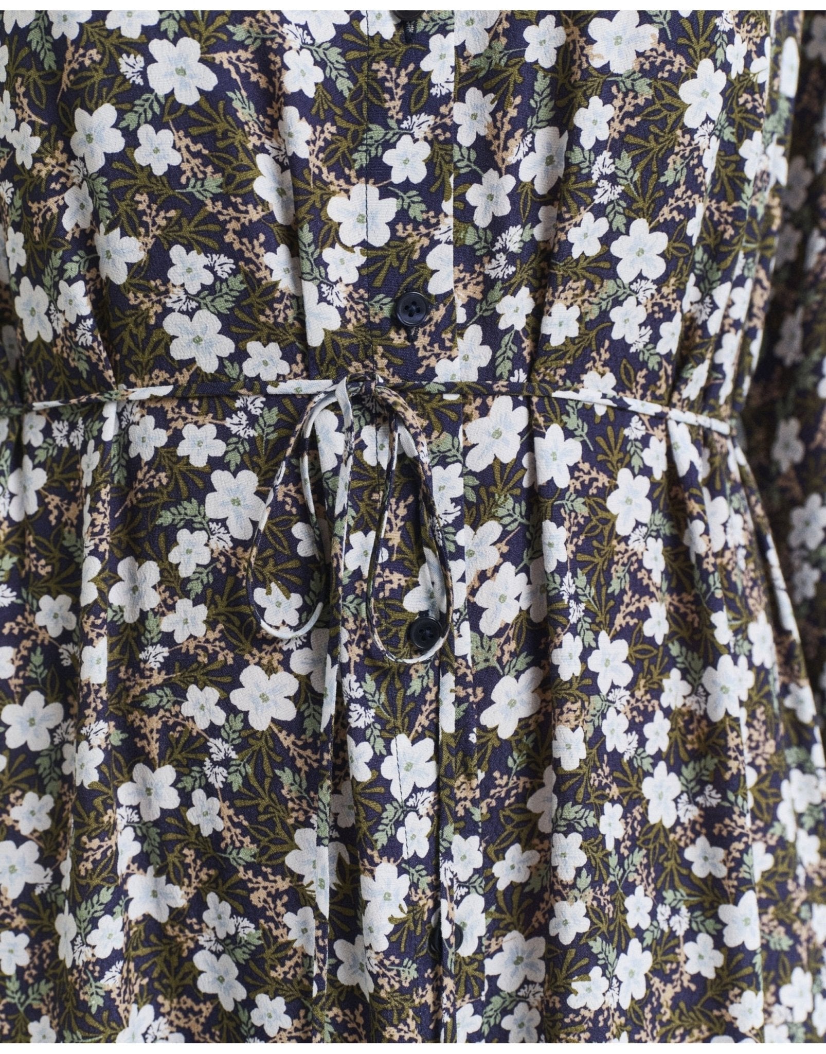 Young Ideas/Henmores - Reg Floral Print Dress - 409 Classic Blue - 8