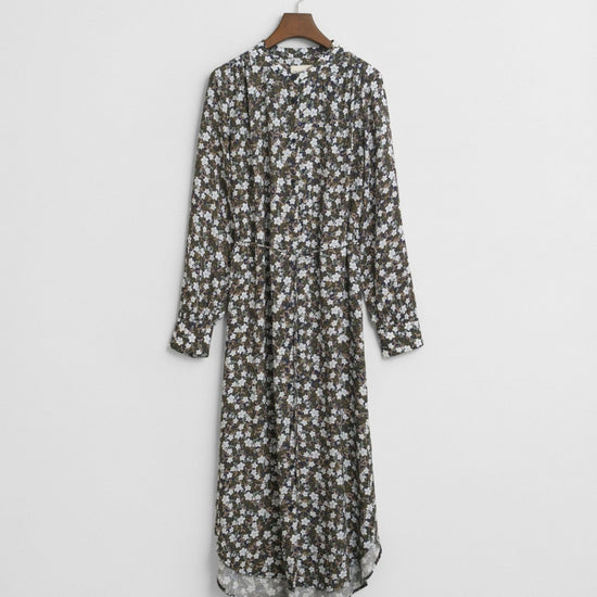 Young Ideas/Henmores - Reg Floral Print Dress - 409 Classic Blue - 8