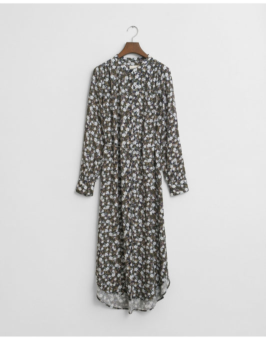 Young Ideas/Henmores - Reg Floral Print Dress - 409 Classic Blue - 8