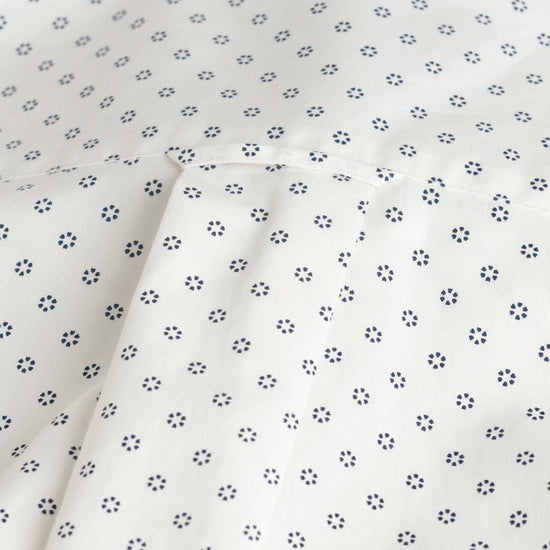 Young Ideas/Henmores - Reg Micro Print Shirt - 113 Eggshell - M