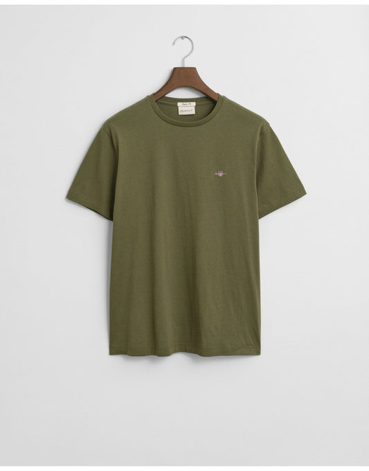Young Ideas/Henmores - Reg Shield Ss T-Shirt - 303 Moss Green - M