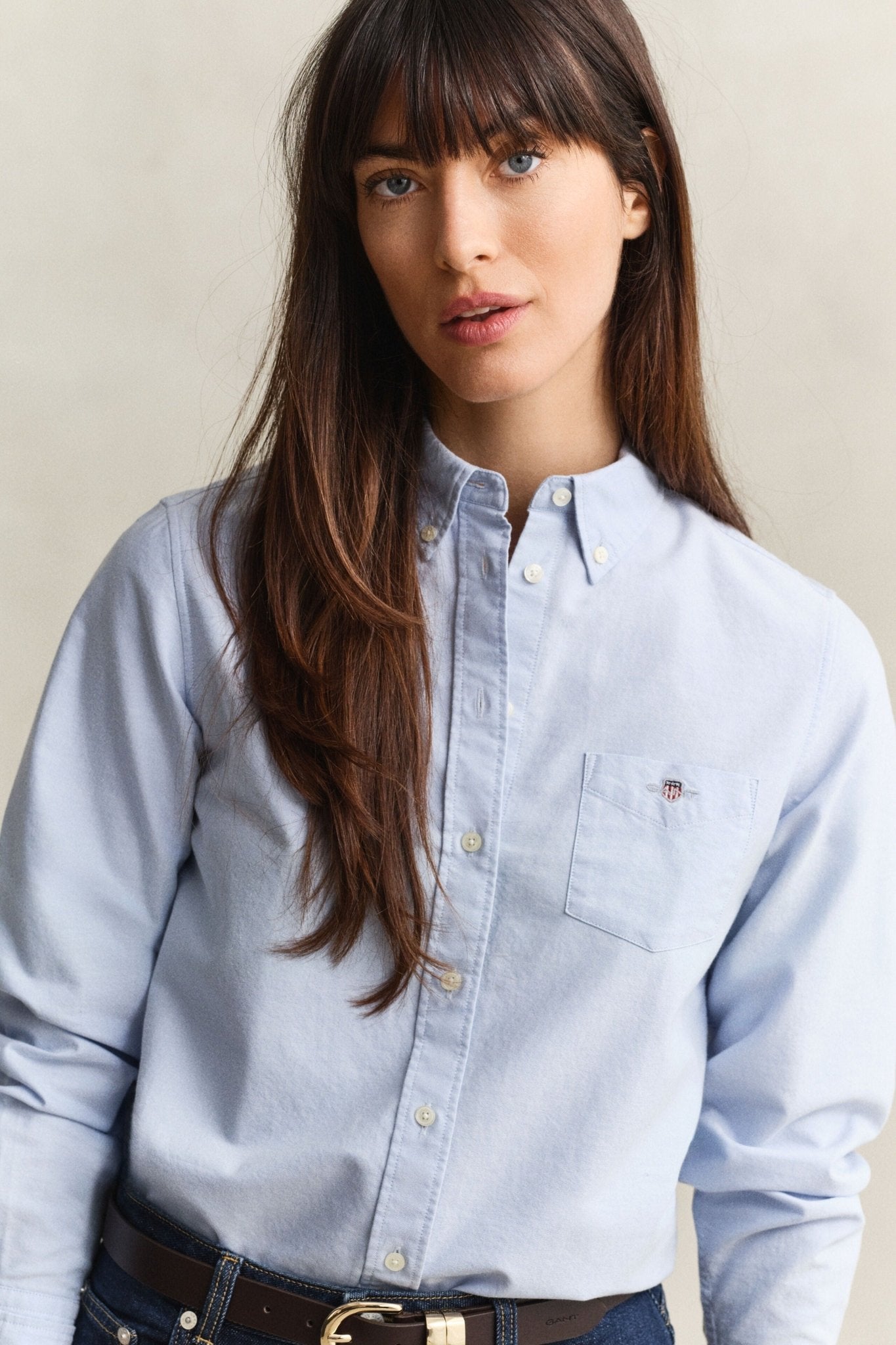 Young Ideas & Henmores -Regular Classic Oxford Shirt -455 Light Blue -8