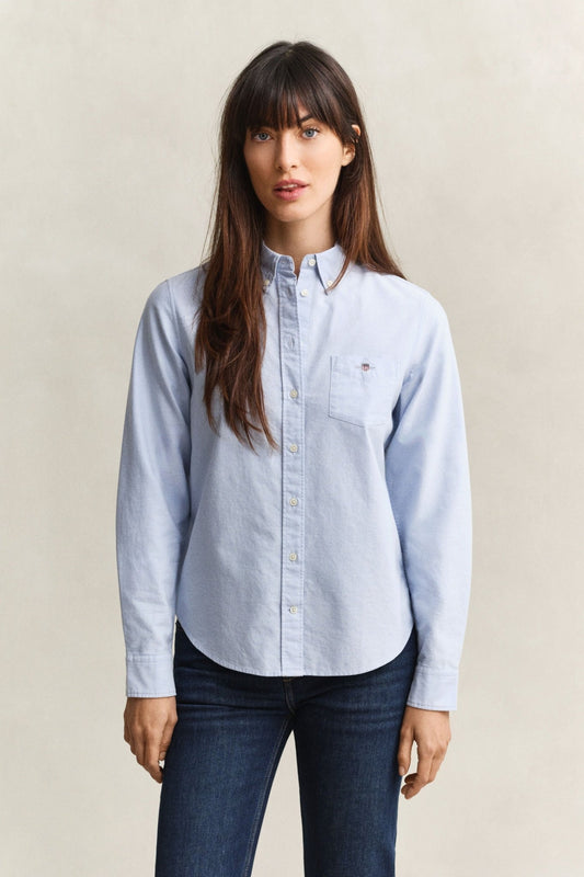 Young Ideas & Henmores -Regular Classic Oxford Shirt -455 Light Blue -8
