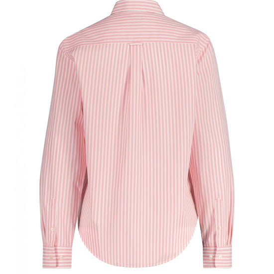 Young Ideas/Henmores - Regular Classic Poplin Striped Shirt - 627 Geranium Pink - 8