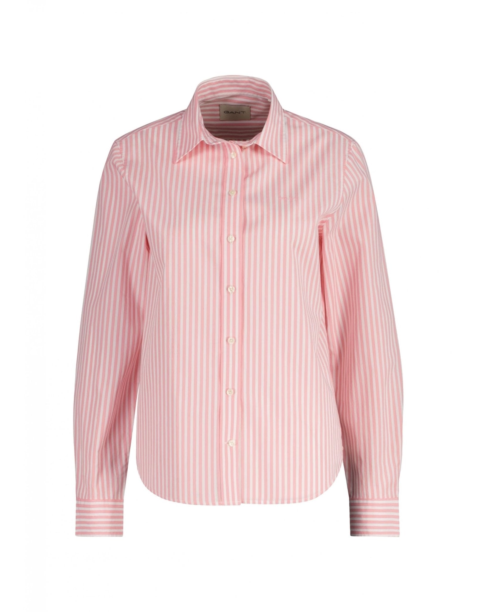 Young Ideas/Henmores - Regular Classic Poplin Striped Shirt - 627 Geranium Pink - 8