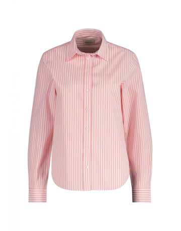Young Ideas/Henmores - Regular Classic Poplin Striped Shirt - 627 Geranium Pink - 8