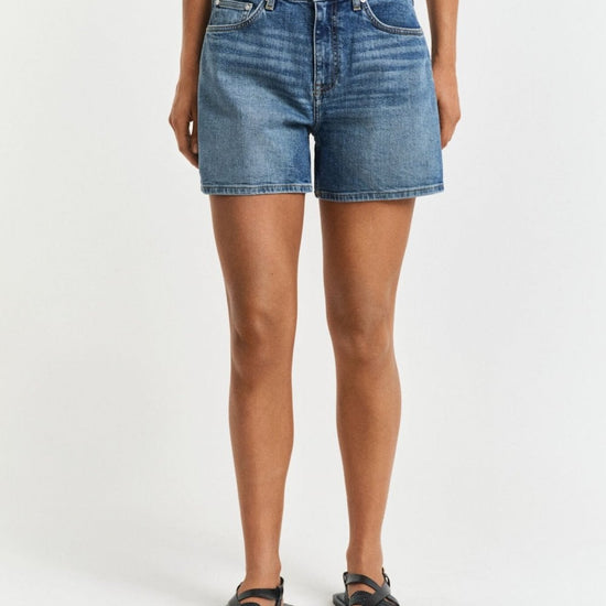 Young Ideas/Henmores - Regular Denim Shorts - 972 Mid Blue - 26