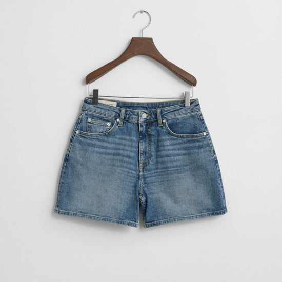 Young Ideas/Henmores - Regular Denim Shorts - 972 Mid Blue - 26