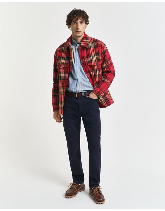 Young Ideas/Henmores - Regular Fit Moleskin Jeans - 433 Evening Blue - 11902