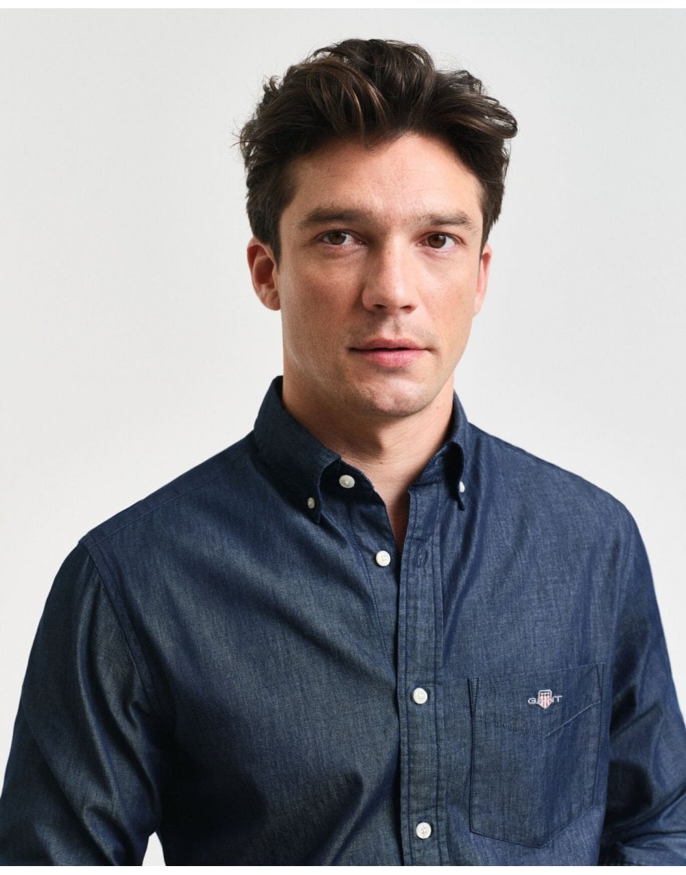 Young Ideas/Henmores - Regular Fit Shirt - 989 Dark Indigo - M