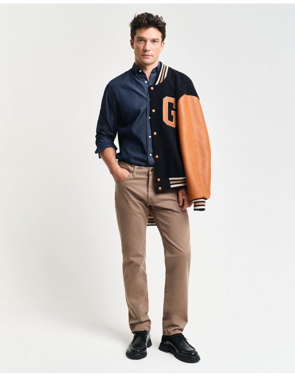 Young Ideas/Henmores - Regular Fit Shirt - 989 Dark Indigo - M