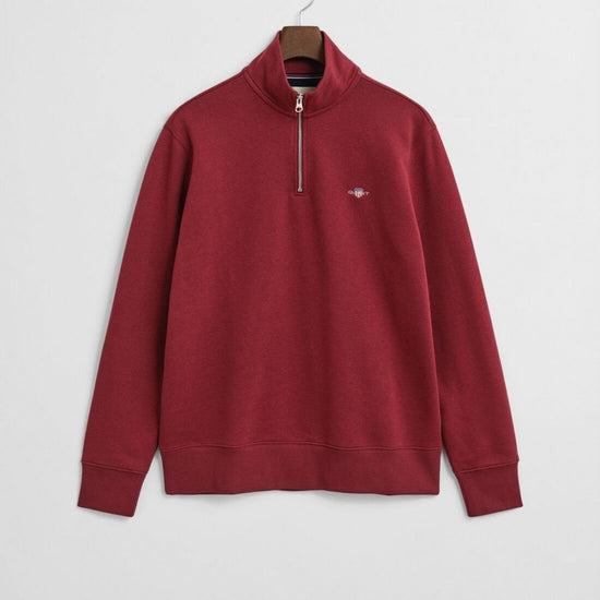 Young Ideas/Henmores - Regular Shield 1/2 Zip Sweat - 604 Plumped Red - M