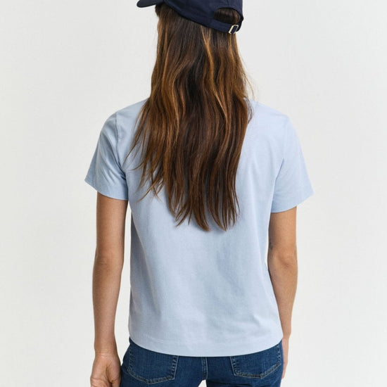 Young Ideas/Henmores - Regular Shield SS V - Neck T-Shirt - 457 Fresh Blue - S