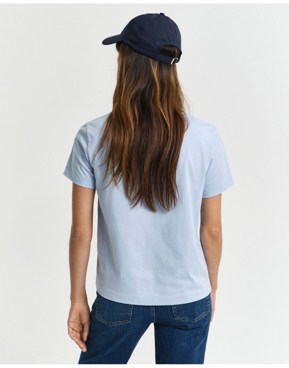 Young Ideas/Henmores - Regular Shield SS V - Neck T-Shirt - 457 Fresh Blue - S