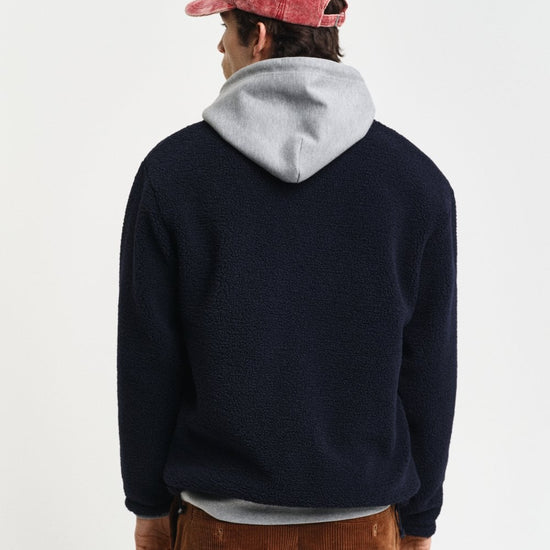 Young Ideas/Henmores - Reversible Full Zip Fleece Jacket - 433 Evening Blue - M