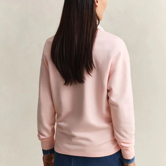 Young Ideas & Henmores - Rugger Sweatshirt - 647 Apricot Pink - XS