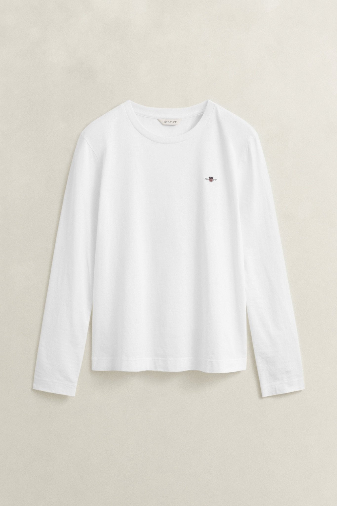 Young Ideas & Henmores -Shield Long Sleeve T-Shirt -110 White -S