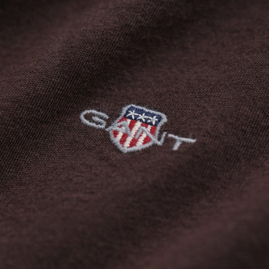 Young Ideas & Henmores -Shield Long Sleeve T-Shirt -202 Deep Brown -S