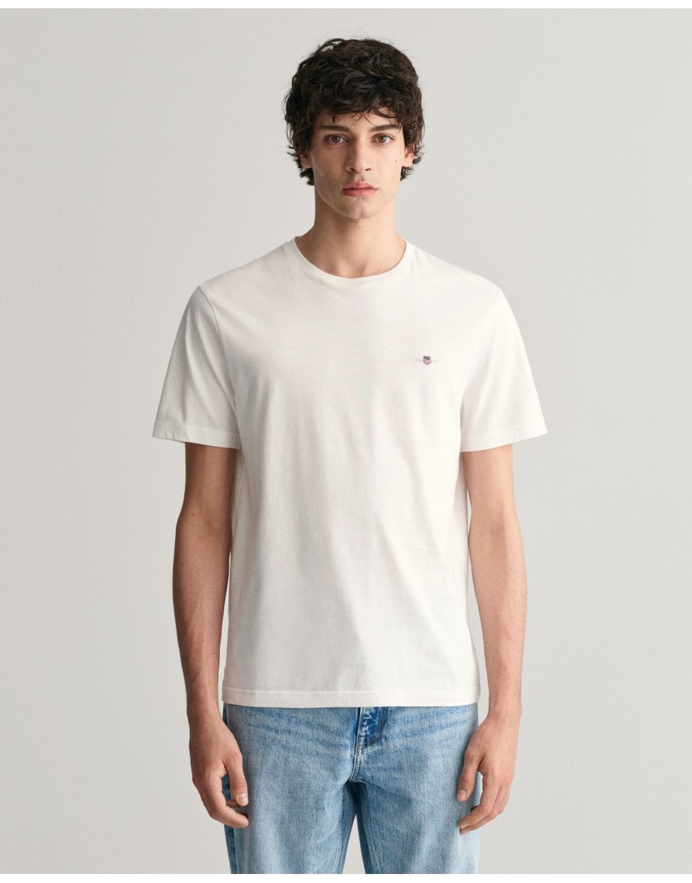 Young Ideas/Henmores - Shield Short Sleeve T-Shirt - 110 White - M