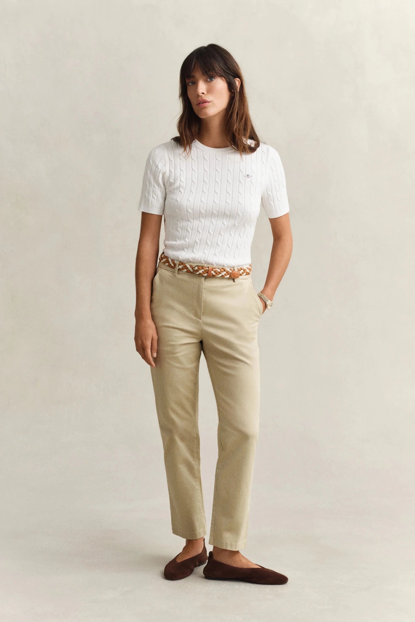 Young Ideas & Henmores - Slim Chinos - 200 Oat Beige - 36