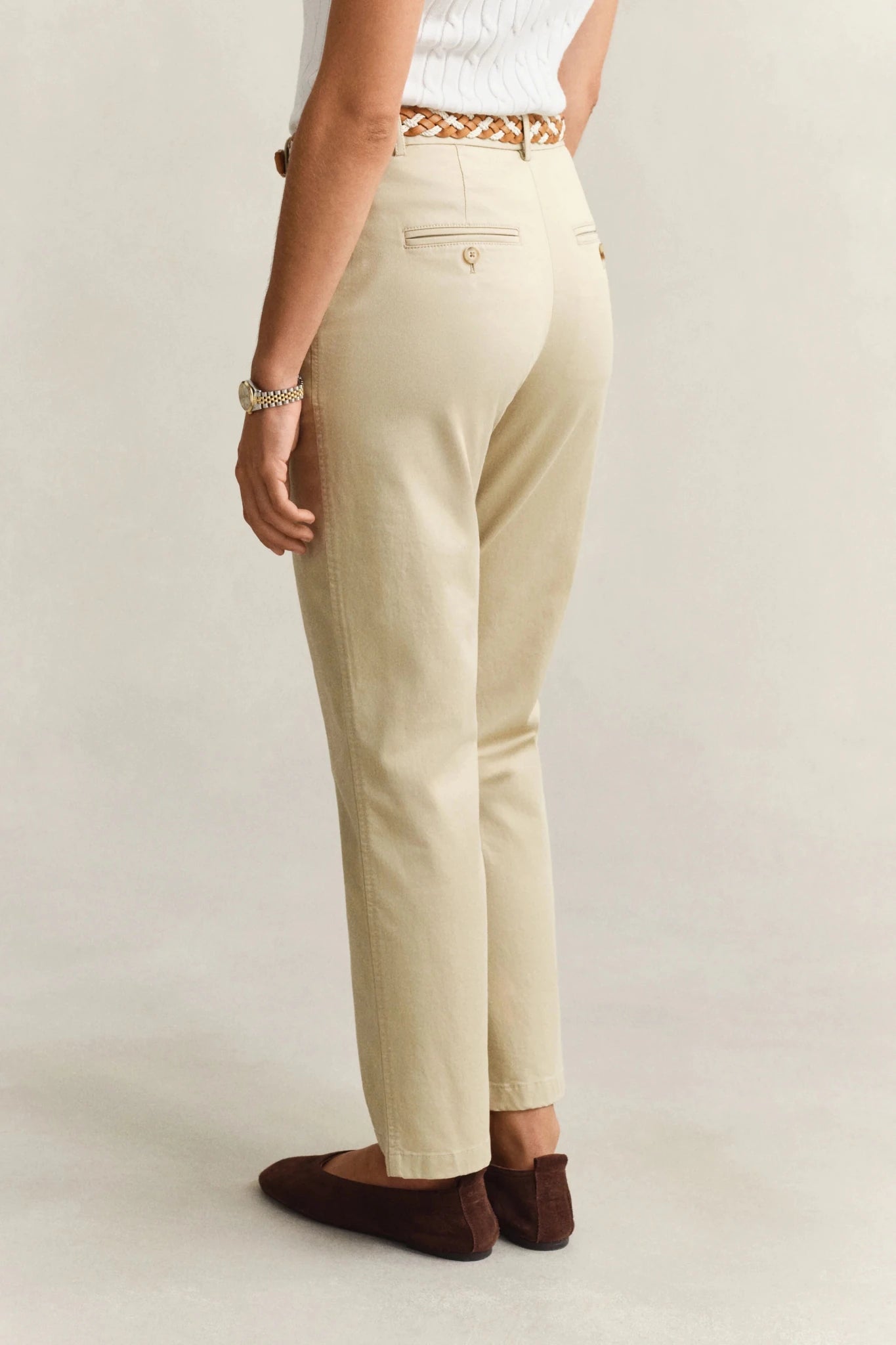 Young Ideas & Henmores - Slim Chinos - 200 Oat Beige - 36