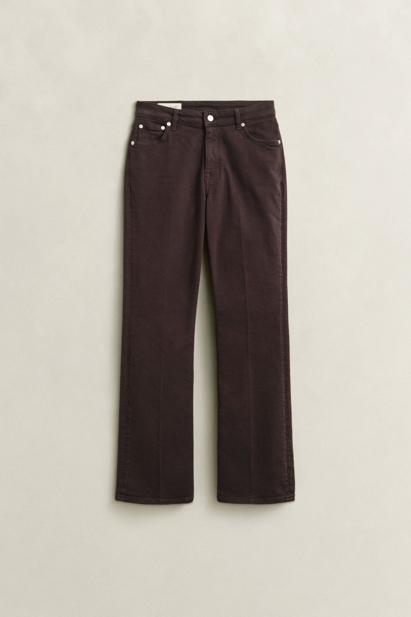 Young Ideas & Henmores -Slim Flare Color Jeans -202 Deep Brown -27