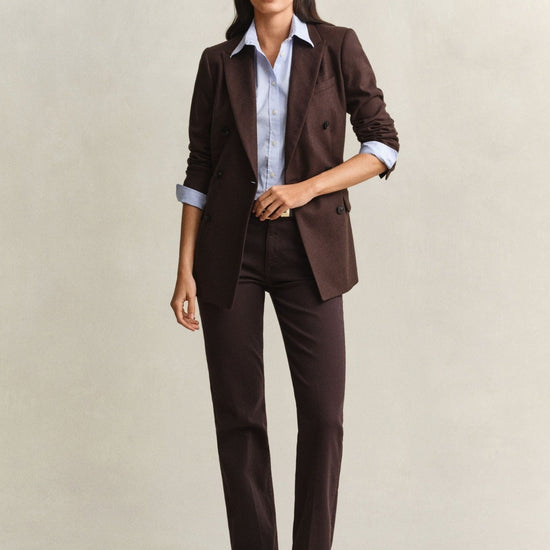 Young Ideas & Henmores -Slim Flare Color Jeans -202 Deep Brown -27
