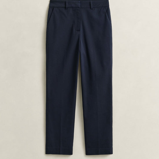 Young Ideas & Henmores - Slim Slack Trousers - 433 Evening Blue - 36
