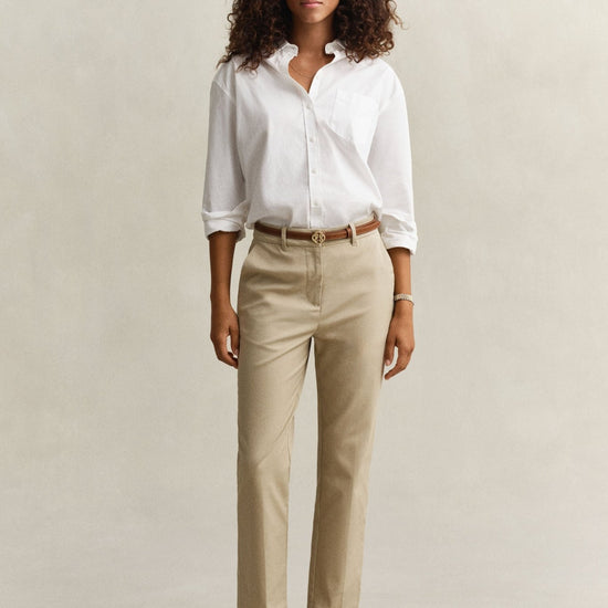 Young Ideas & Henmores - Slim Slack Trousers - 433 Evening Blue - 36