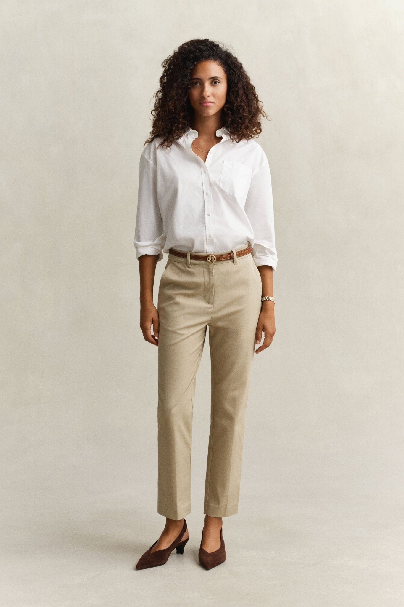 Young Ideas & Henmores - Slim Slack Trousers - 433 Evening Blue - 36
