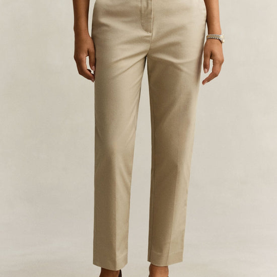 Young Ideas & Henmores - Slim Slack Trousers - 113 Eggshell - 12