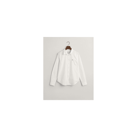 Young Ideas/Henmores - Slim Stretch Oxford Shirt - 110 White - 8