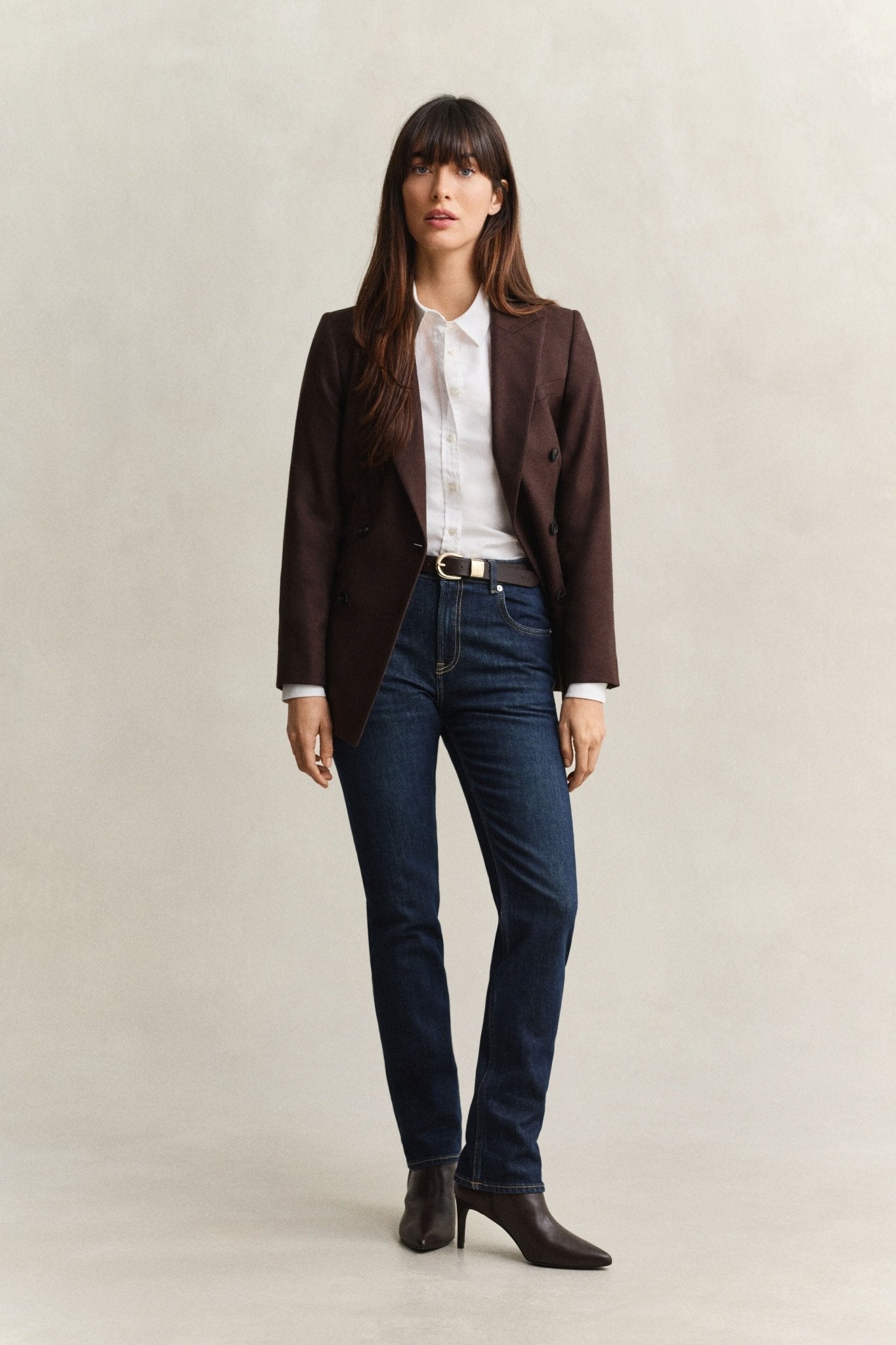 Young Ideas & Henmores -Straight Stretch 32 Jeans -961 Dark Blue Worn In -27