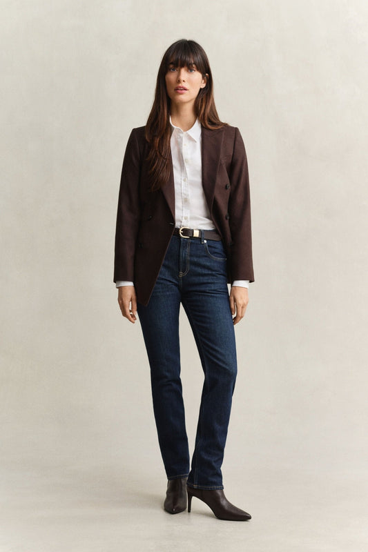 Young Ideas & Henmores -Straight Stretch 32 Jeans -961 Dark Blue Worn In -27