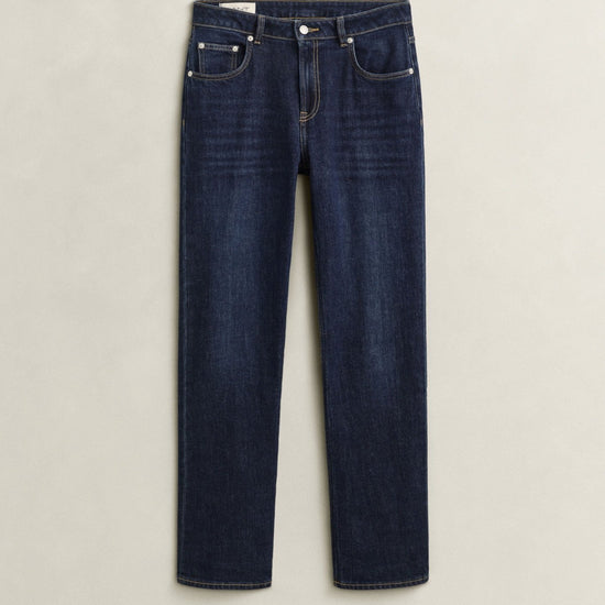 Young Ideas & Henmores -Straight Stretch 32 Jeans -961 Dark Blue Worn In -27