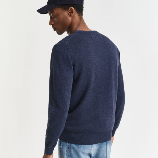 Young Ideas/Henmores - Superfine Lambswool Crew Neck - 374 Tartan Green - M